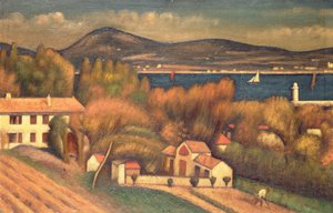 サントロペ、1925 作： Mark Gertler
